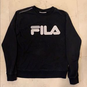 Fila black sweater
